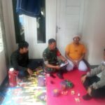 Ciptakan rasa aman, Babinsa Dan Bhabinkamtibmas Polsek Cisaat Kompak sambangi warga
