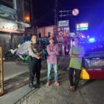 Patroli Samapta Polsek Cisaat berikan Himbauan Kamtibmas Remaja Tidak Terlibat Kriminalitas