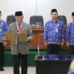 Lantik Pejabat Fungsional, Sekda Burhanudin Minta Layani Masyarakat Dengan Optimal
