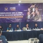 Target Raih 2 Kursi Dapil III, DPD Partai Nasdem Perkuat Mesin Politik Dengan Menggelar Konsolidasi Pengurus Dan Akar Rumput
