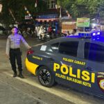 Gelar Patroli biru,Polsek Cisaat Antisipasi Kejahatan di Malam Hari