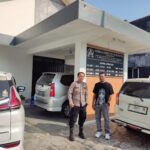 Beri Rasa Aman saat beribadah, Polsek Cisaat Jaga Ibadah Kebaktian Minggu di Gereja