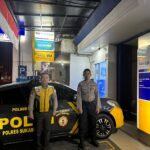 Patroli Kamtibmas ke Perbankan,Polsek Cisaat Cegah Gangguan Kamtibmas