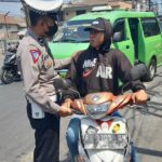 Unit lantas Sosialisasi dan Himbauan dalam rangka Operasi Zebra Lodaya 2023