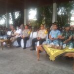 Kapolsek Cisaat Hadiri Deklarasi Damai Pilkades Serentak Kabupaten Sukabumi Tahun 2023