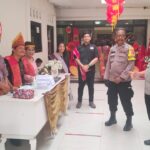 Minggu Kasih, Polsek Cisaat Berikan Pengamanan Ibadah Kebaktian Minggu
