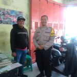 Bhabinkamtibmas Polsek Cisaat Ajak warganya Agar Tingkatkan Kewaspadaan
