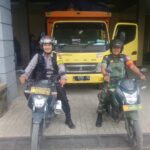 Sinergitas TNI Polri,Bhabinkamtibmas Polsek Cisaat gelar Patroli Bersama dengan Babinsa