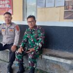 Bhabinkamtibmas Polsek Cisaat dan Babinsa Koramil Cisaat Bersinergi Sambang Ke masyarakat
