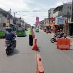 Pelayanan Pengaturan Lalulintas Pagi hari Unit Lalulintas Polsek Cisaat