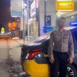 Antisipasi Gangguan kamtibmas, Unit Samapta Polsek Cisaat Lakukan Patroli Malam