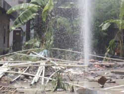 Pemkab Bogor Pastikan Area Semburan Air Yang Diduga Bercampur Gas Steril Dari Aktivitas Warga