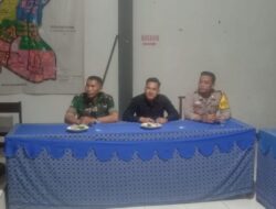 Sinergi, Bhabinkamtibmas Polsek Cisaat Sambang Desa Bersama Babinsa