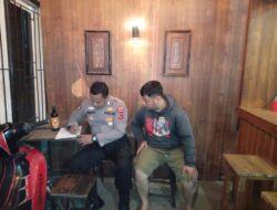 Polsek Cisaat Gelar Razia Miras Sasaran Toko Jamu dan warung penjual miras