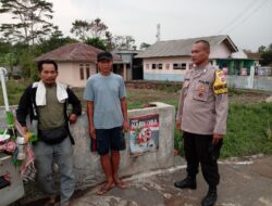 Upaya Polsek Cisaat antisipasi peredaran/penyalahgunaan Narkoba laksanakan Patroli Dialogis di Kampung Bebas dari Narkoba