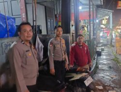 Gelar Patroli biru (Blue Light),Polsek Cisaat Antisipasi Kejahatan di Malam Hari