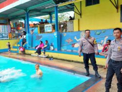 Pastikan masyarakat Aman,Polsek Cisaat laksanakan Pengamanan tempat Obyek Wisata