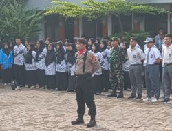 Polsek Cisaat Laksanakan Upacara Hari Pahlawan ke 78 Tingkat Kecamatan Cisaat Tahun 2023