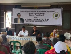 Reses Ke-lll Anggota DPRD Kabupaten Sukabumi, Deni Gunawan Serap Aspirasi Masyarakat Terkait Infrastruktur