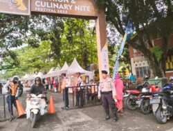 Amankan kegiatan Culinary Nite Personil Polsek Cisaat berikan himbauan Kamtibmas