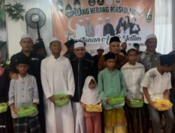 Majlis Sholawat Kaki Gunung Salak Cipelang Herang Gelar Santunan Anak Yatim Dan Sholawatan