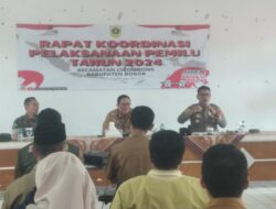 Guna Terselengaranya Pemilu Sukses Dan Damai, Camat Cigombong Gelar Rapat Koordinasi Persiapan Pemilu