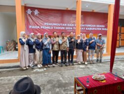 KPU Kabupaten Sukabumi Menggelar Simulasi Pemungutan dan Penghitungan Suara Pemilu 2024