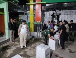 H – 12 Panwascam Cigombong Awasi Kedatangan Logistik Pemilu, Kampanye Partai Politik Dan Caleg