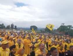 Ribuan Masa Partai Golkar Dapil 3 Hadiri Kampanye Akbar