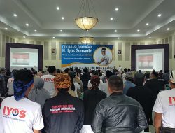 Ratusan Relawan Koalisi Rakyat Harapan Baru Deklarasikan Dukungan H. Iyos Somantri Menuju Kursi Bupati Sukabumi