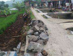 Diduga Tidak Bertuan, Proyek Irigasi di Desa Gunungguruh Tanpa Papan Informasi