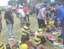 TIM Sepak Bola Wates Jaya Tumbangkan Tim Desa Tugu Jaya 2 – 0