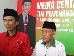 Deklarasi sekaligus Pengukuhan Tim Pemenangan, Pasangan Calon Walikota Nana Surya-Mujamil Optimis Menang Pada Pilkada 2024 Kota Banjar