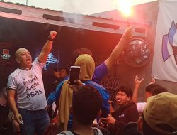 Ajat Sudrajat Gelar Nobar Persib VS Persija, Bobotoh Kota Banjar Rayakan Kemenangan