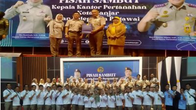 Ruminah Resmi Jabat Kakantah Kota Banjar, Targetkan Sertifikasi Aset Pemkot