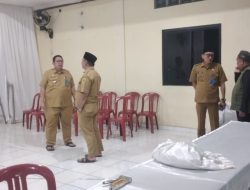 Camat Cigombong  R.E Irwan Somantri Dampingi Binwil Pilkada Pantau Persiapan TPS