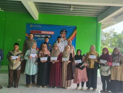 Apresiasi Atas Dedikasinya.Pemdes Tugu Jaya Berikan Bantuan 12 Paud Tahun 2024