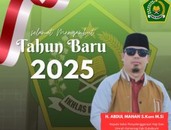 Kementrian Agama Kabupaten Sukabumi, H. Abdul Manan Mengucapkan Selamat Tahun Baru 2025