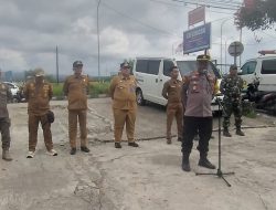 Kapolsek Cigombong AKP Dindin Komarudin Pimpin Apel Persiapan Pengamanan Malam Tahun Baru 