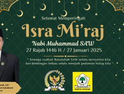 Ketua DPRD Kabupaten Sukabumi Budi Azhar Mutawali Mengucapkan Selamat Memperingati Isra Mi’raj