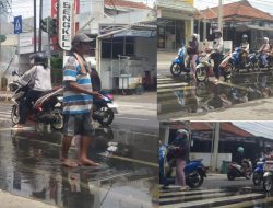 GMNI Keluhkan Penanganan Genangan Air Berbau Menyengat di Jalan Perintis Kemerdekaan Kota Banjar