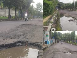 Jalan Mayjen Lili Kusumah Rusak Parah, Pengendara Keluhkan Lubang dan Minim Penerangan