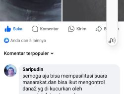 Netizen di Grup FB Baraya Cigombong Dukung Komunitas Jurnalis Warkop Wartawan Oposisi