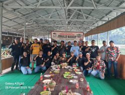 Buktikan Sinergitas dan Dukungan Ketum Ksatria Hadiri Acara Cucurak Jurnalis”Warkop