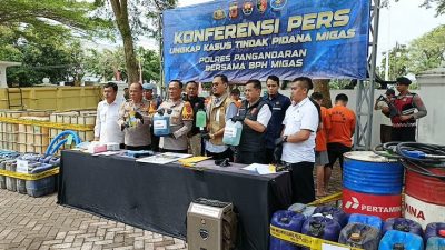Polres Pangandaran Ungkap Kasus Pengoplosan BBM Ilegal