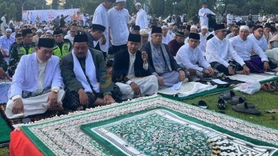Ading Ahmad Nazir Laksanakan Shalat Ied Bersama Bupati Bogor di Lapangan Tegar Beriman
