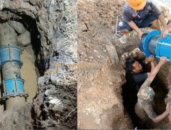 PDAM Kota Banjar Tanggapi Keluhan Warga Terkait Kebocoran Pipa Saat Uji Alir
