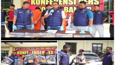Polres Banjar Ungkap Kasus Penipuan dan Penggelapan Mobil, Tiga Pelaku Ditangkap