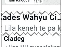 Diduga Abaikan Media, Kepala Desa Ciadeg Bikin Kecewa Sejumlah Wartawan