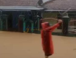 Banjir Landa Sukahurip Ciamis, Puluhan Rumah Terendam